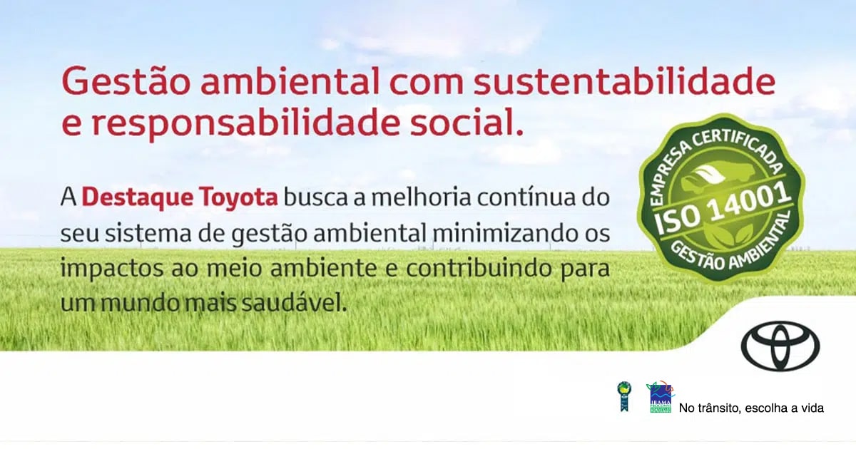 Toyota Sustentabilidade e Responsabilidade Social