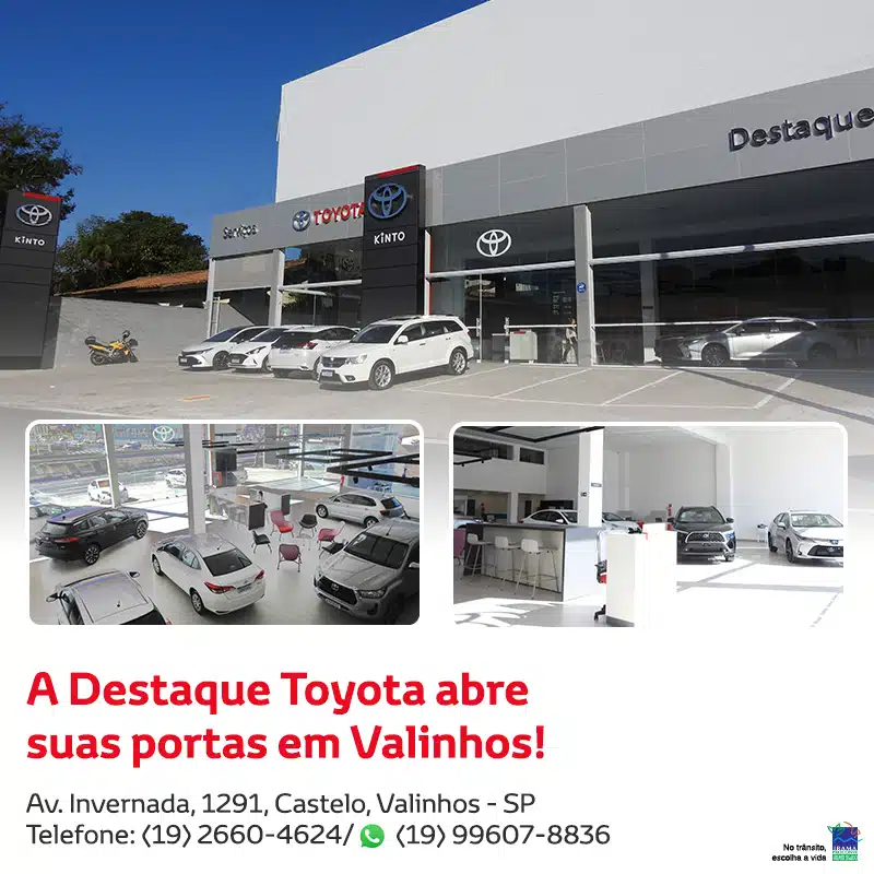 Nova Loja Destaque Toyota Valinhos